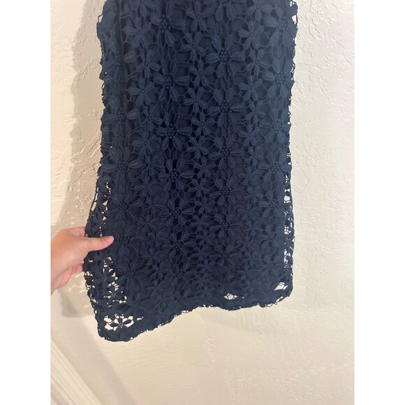 Hollister Blue Floral Cutouts Mini Dress - Picture 3 of 9